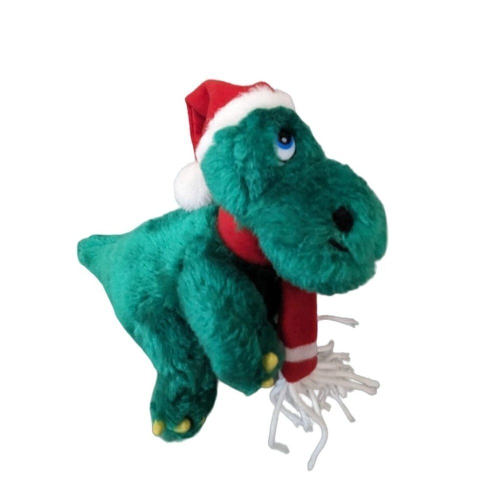 Schmidt‎ Jinglesaurus Dinosaur Christmas Plush Stuffed Animal Toy Gift 6"
